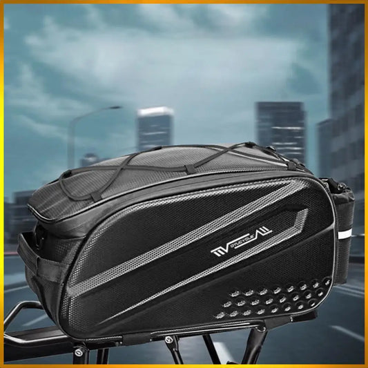 Waterproof Bike Rear Rack Bag Multifunction Cargo Carrier