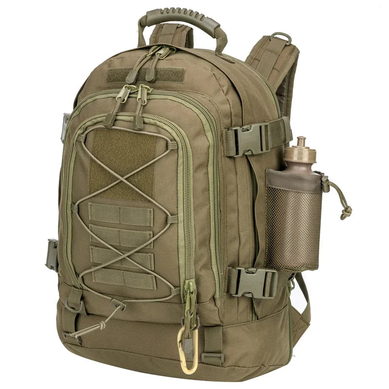 Durable Water-Resistant Tactical Backpack for Hiking and Camping