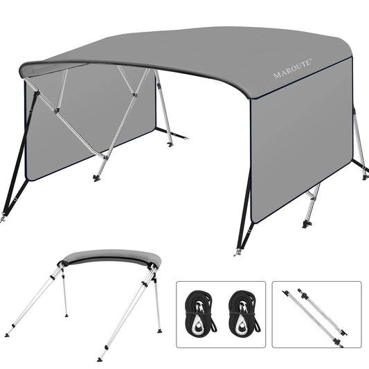 600D Marine Grade Bimini Top Boat Cover with Aluminum Frame