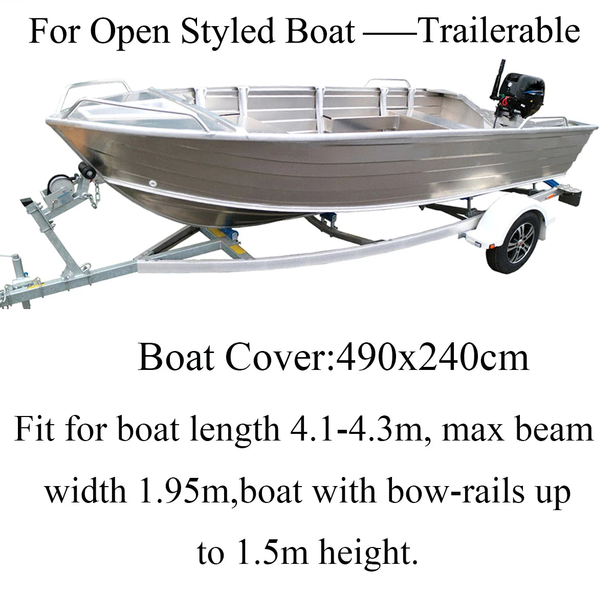Waterproof Boat Cover for Winter Protection and Dustproofing
