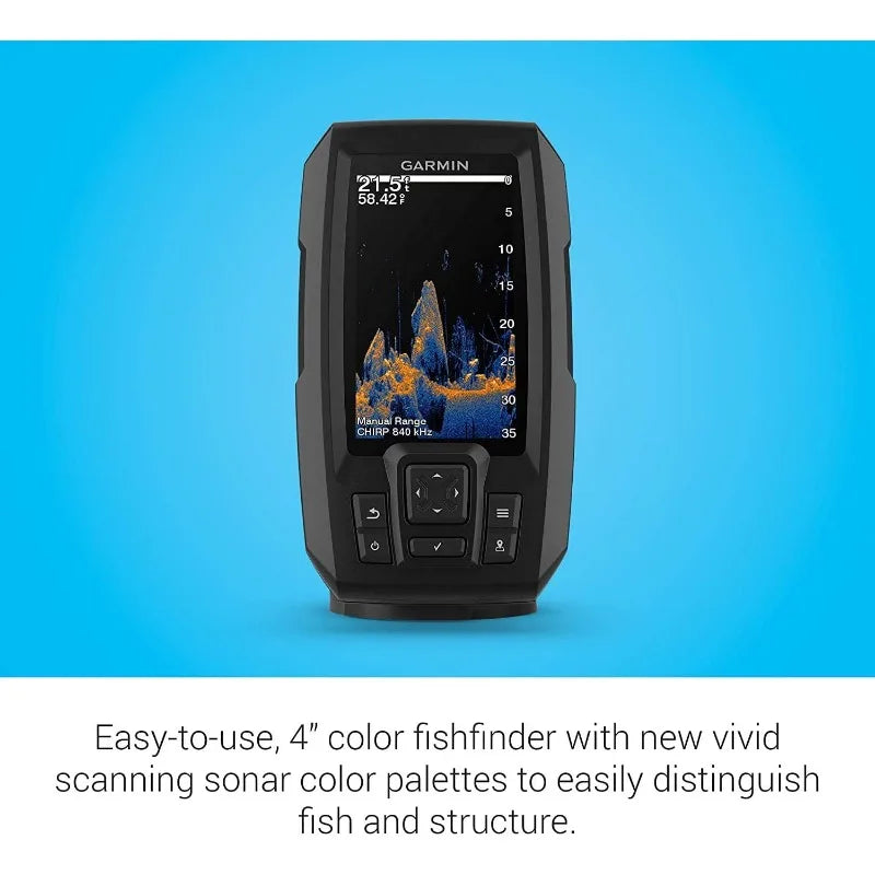 Garmin Striker Vivid 4cv Fishfinder Bundle with Protective Cover