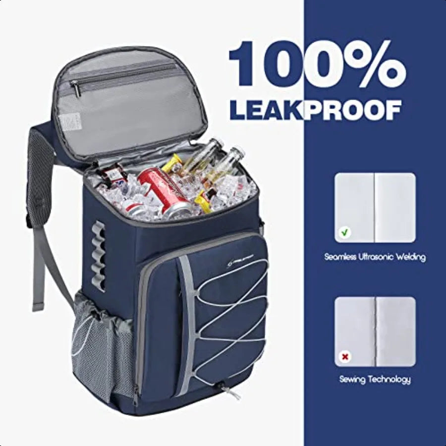 Insulated Cooler Backpack for Camping and Hiking