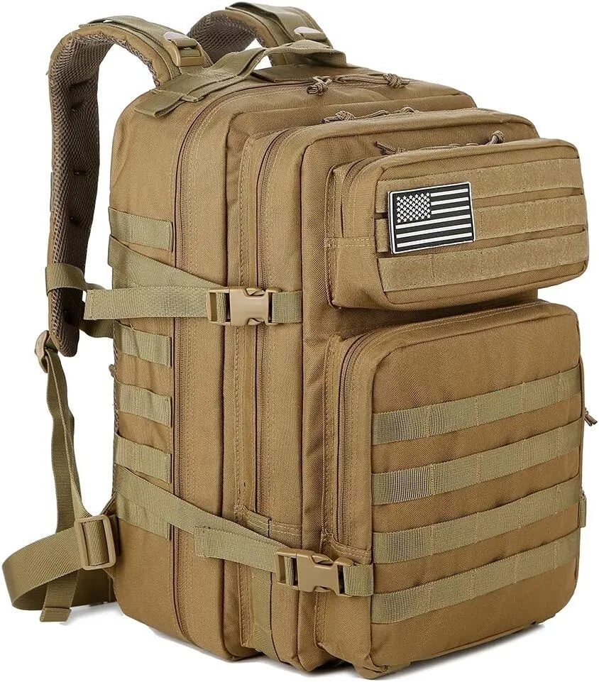 Military Tactical Backpack 45L Water Resistant for Ultimate Outdoor Adventure