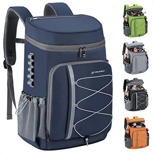 Insulated Cooler Backpack for Camping and Hiking