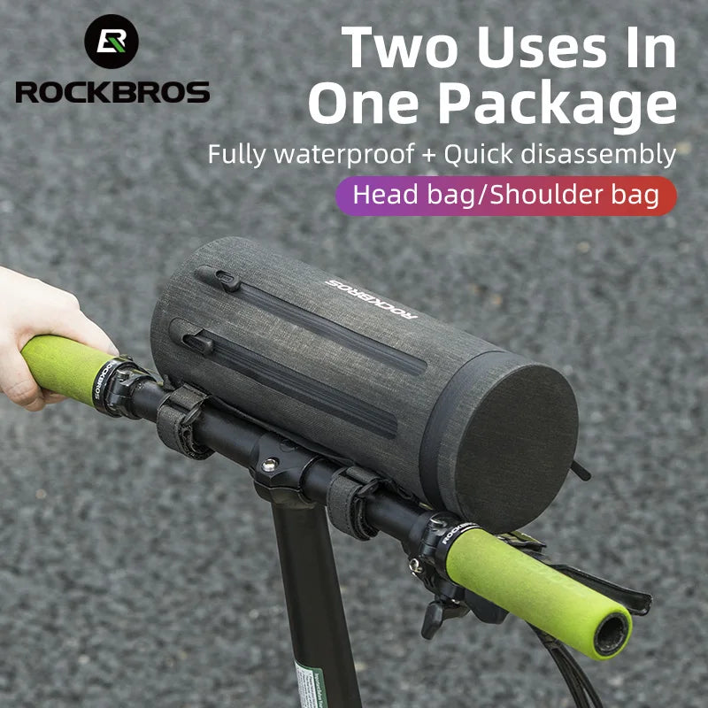 Waterproof Bike Front Bag Handlebar Bag for Cyclists