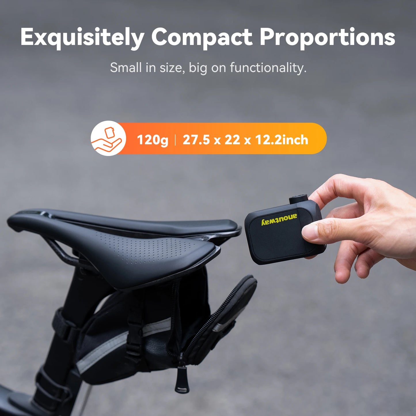 Anoutway AT1 Pro Mini Electric Bike Tire Pump Cordless