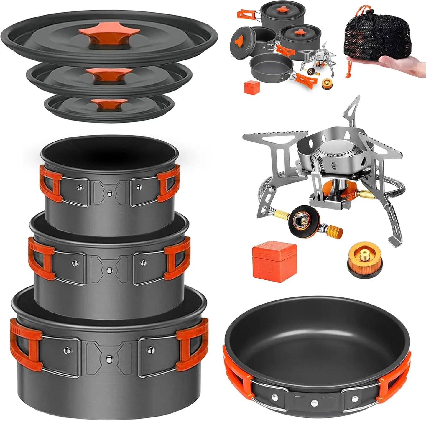 Non-Stick Camping Cookware Set for Easy Outdoor Cooking