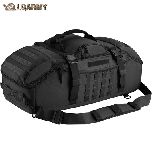 LQARMY Tactical Duffle Bag 80L For Camping Hiking Gear