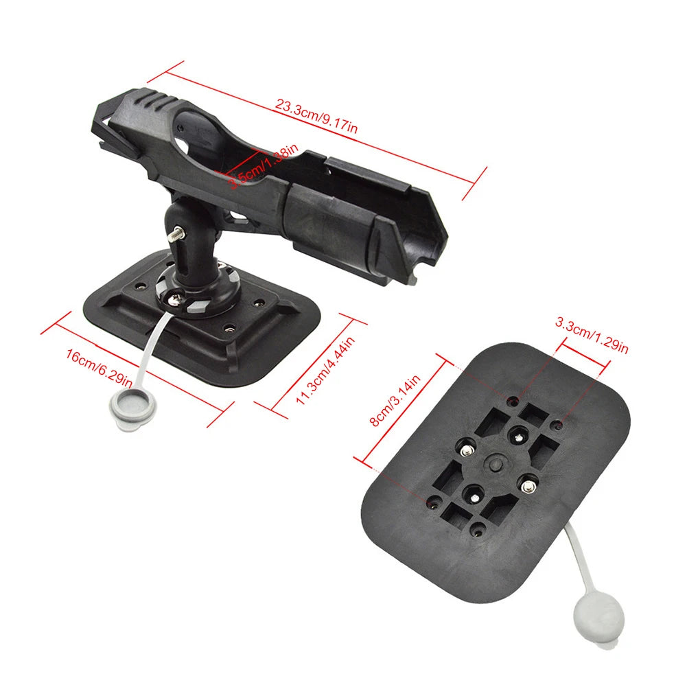 Collapsible Fishing Rod Holder for Inflatable Boats