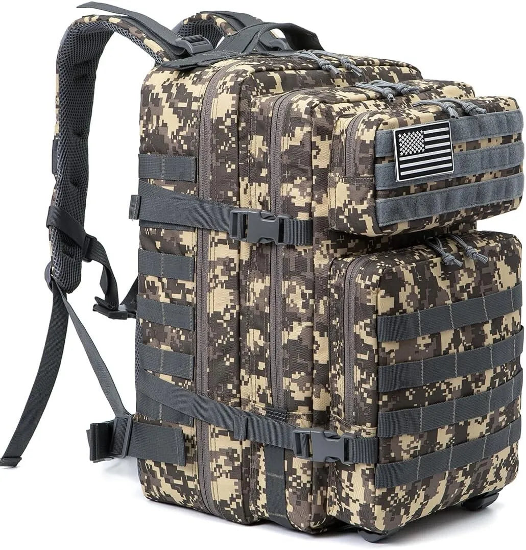Military Tactical Backpack 45L Water Resistant for Ultimate Outdoor Adventure