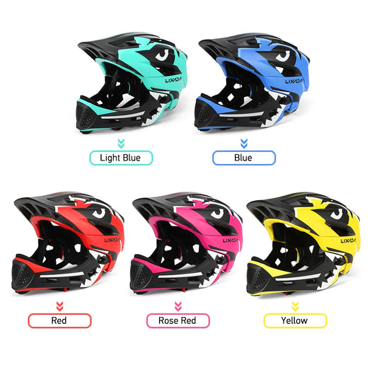 Kids Full Face Motorcycle Helmet With Detachable Shield