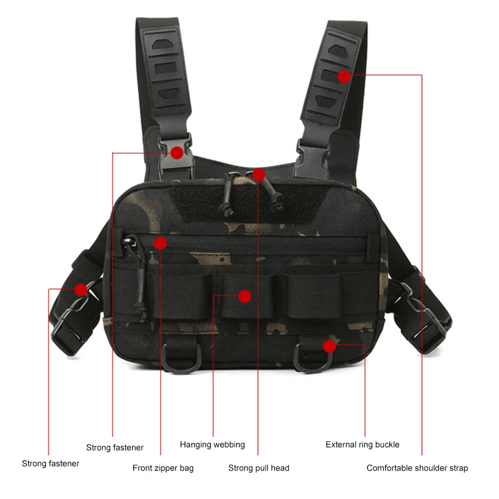 Fishing Tackle Bag Waist Pack With Lure Box And Storage