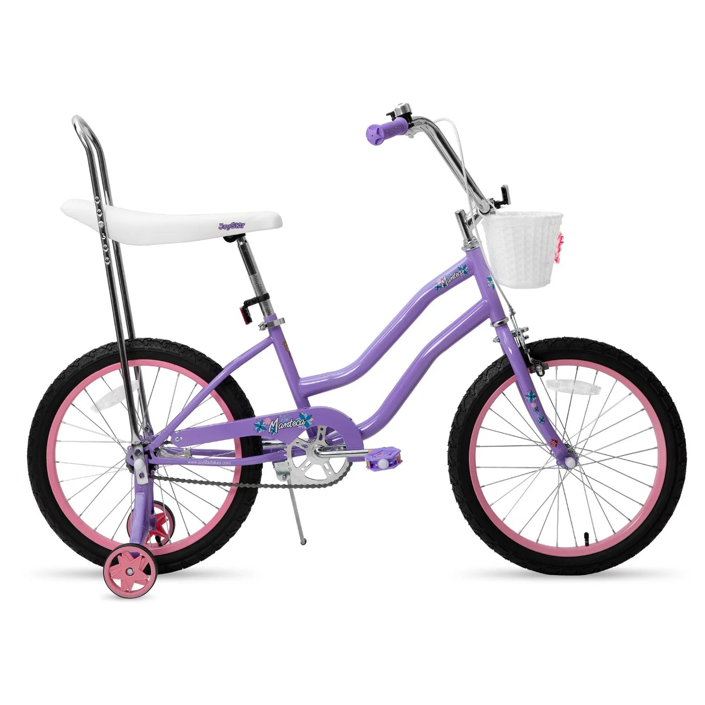 Joystar 20 Inch Girls Bike With Training Wheels Handbrake