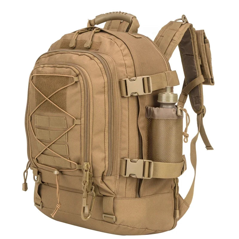 Durable Water-Resistant Tactical Backpack for Hiking and Camping