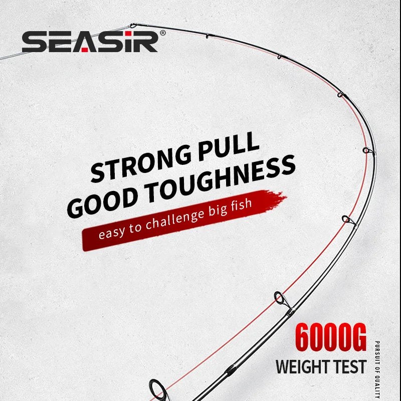Seasir Grandmaster Spinning Fishing Rod with Smooth Ceramic Guides