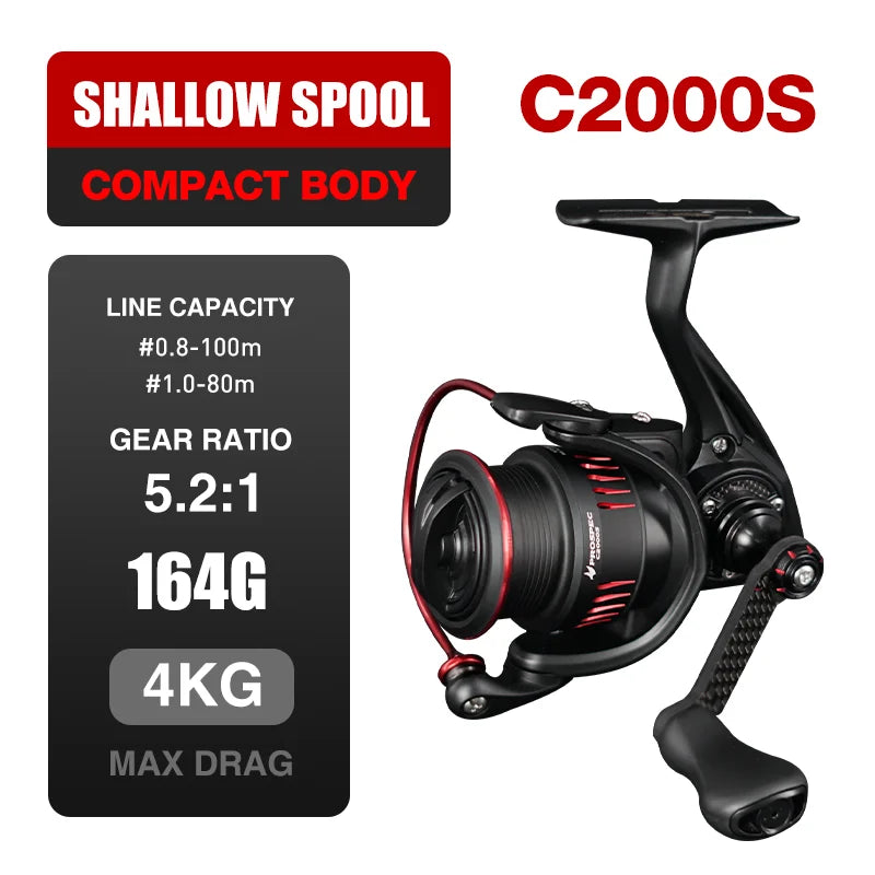 Seasir Prospec Spinning Reel for Ultralight Fishing Performance