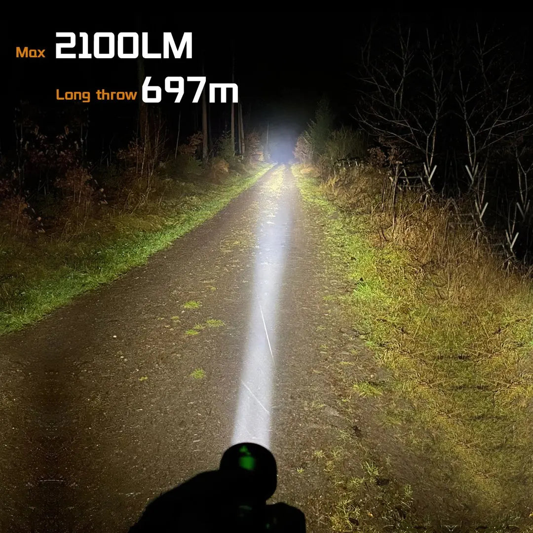 Sofirn IF22A 2100lm USB C Rechargeable Throw Flashlight