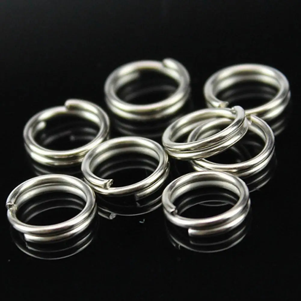250pcs Stainless Steel Fishing Split Rings for Durable Tackle