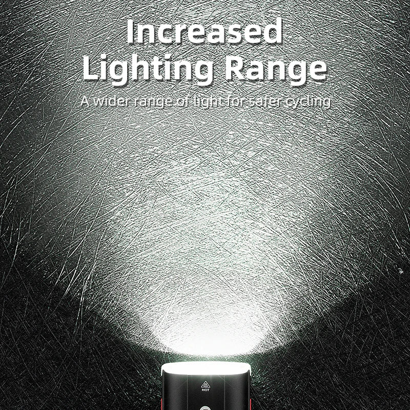 Bike Front Light 1000LM IPX6 Rechargeable Headlight