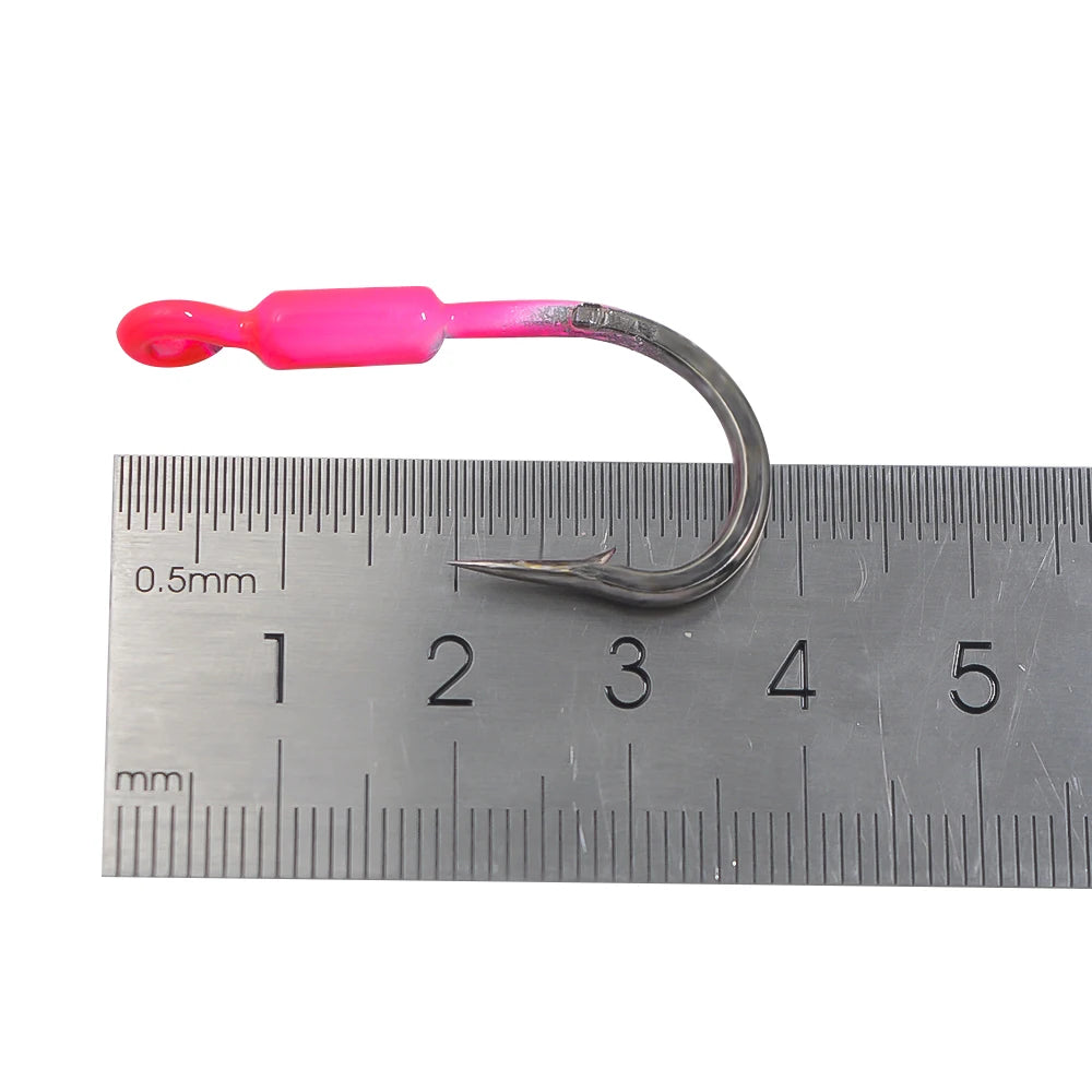 40pcs Snapper Jig Weighted Hooks for Enhanced Fishing Success
