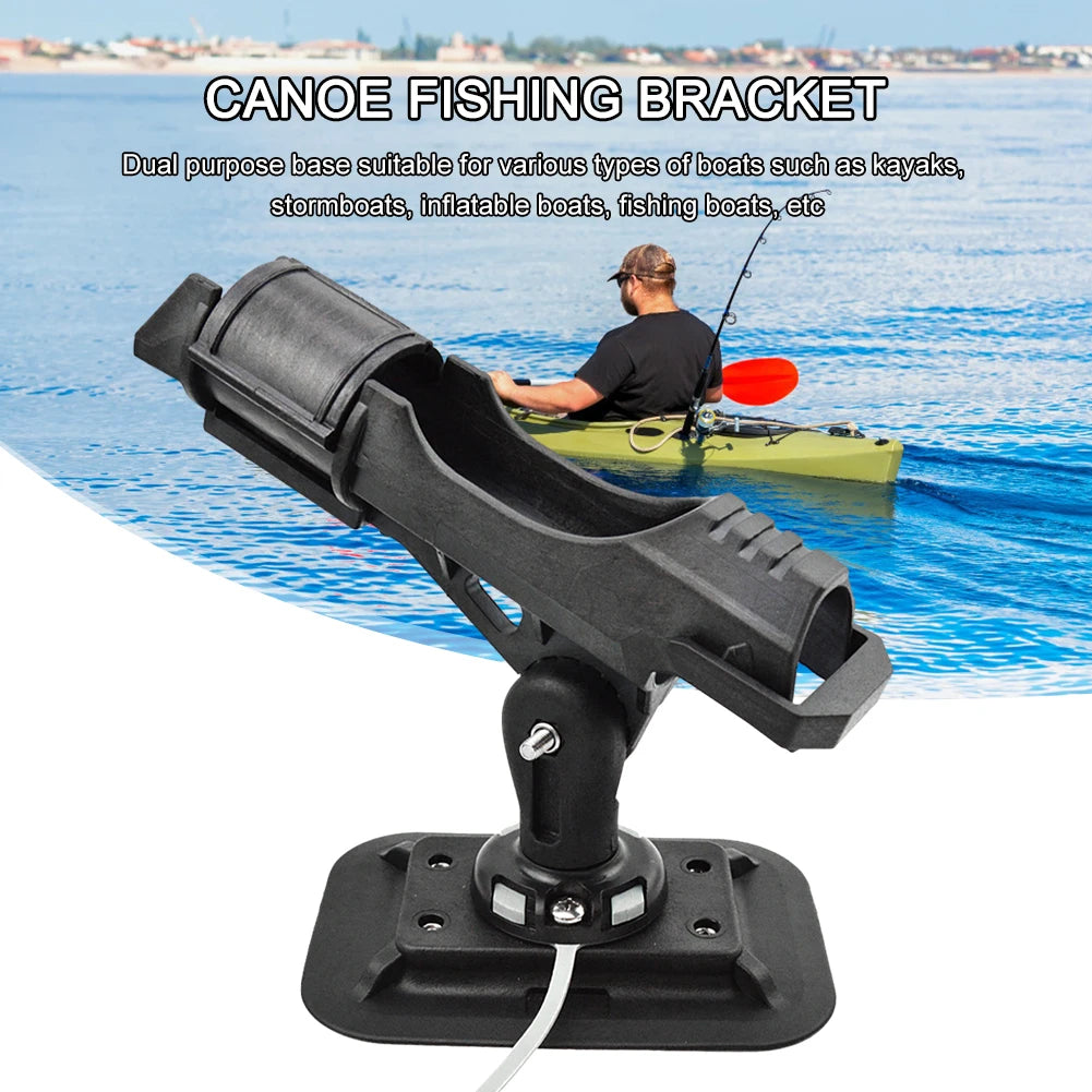 Collapsible Fishing Rod Holder for Inflatable Boats