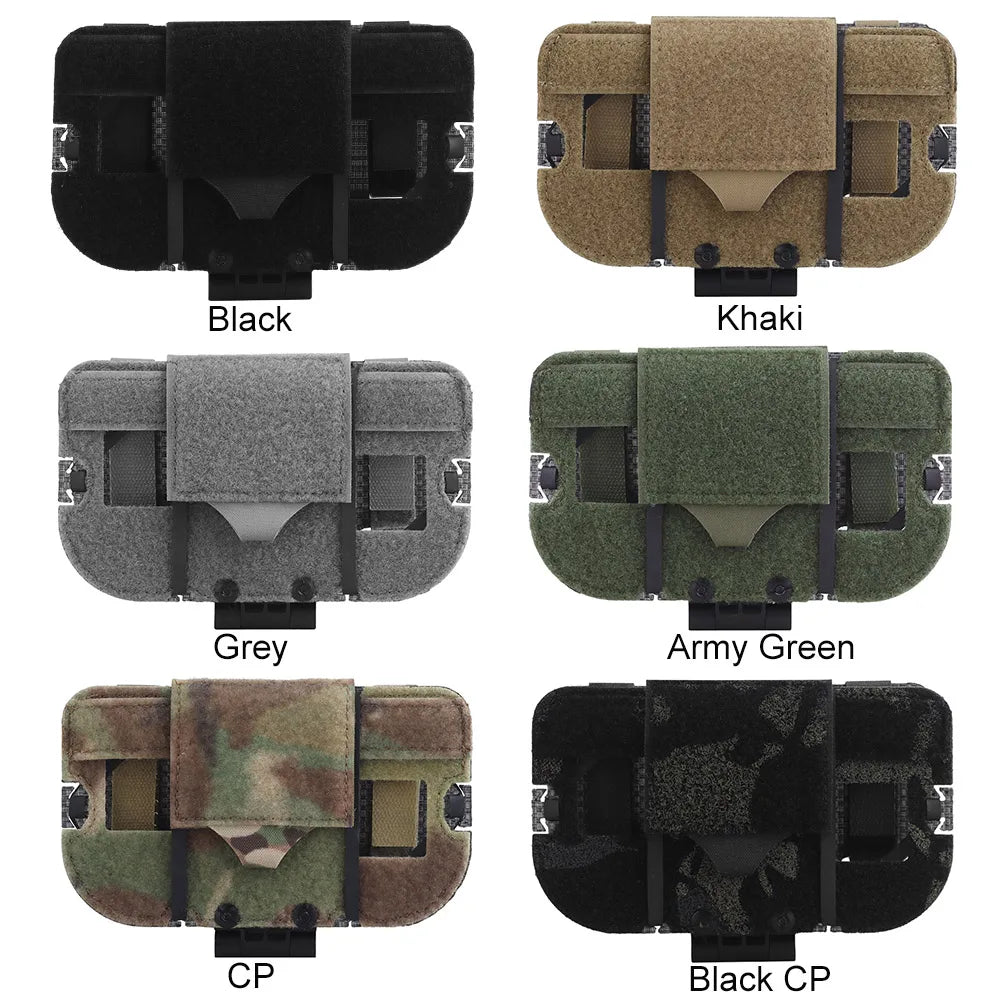 Tactical Vest Phone Holder With Quick Release MOLLE Pouch