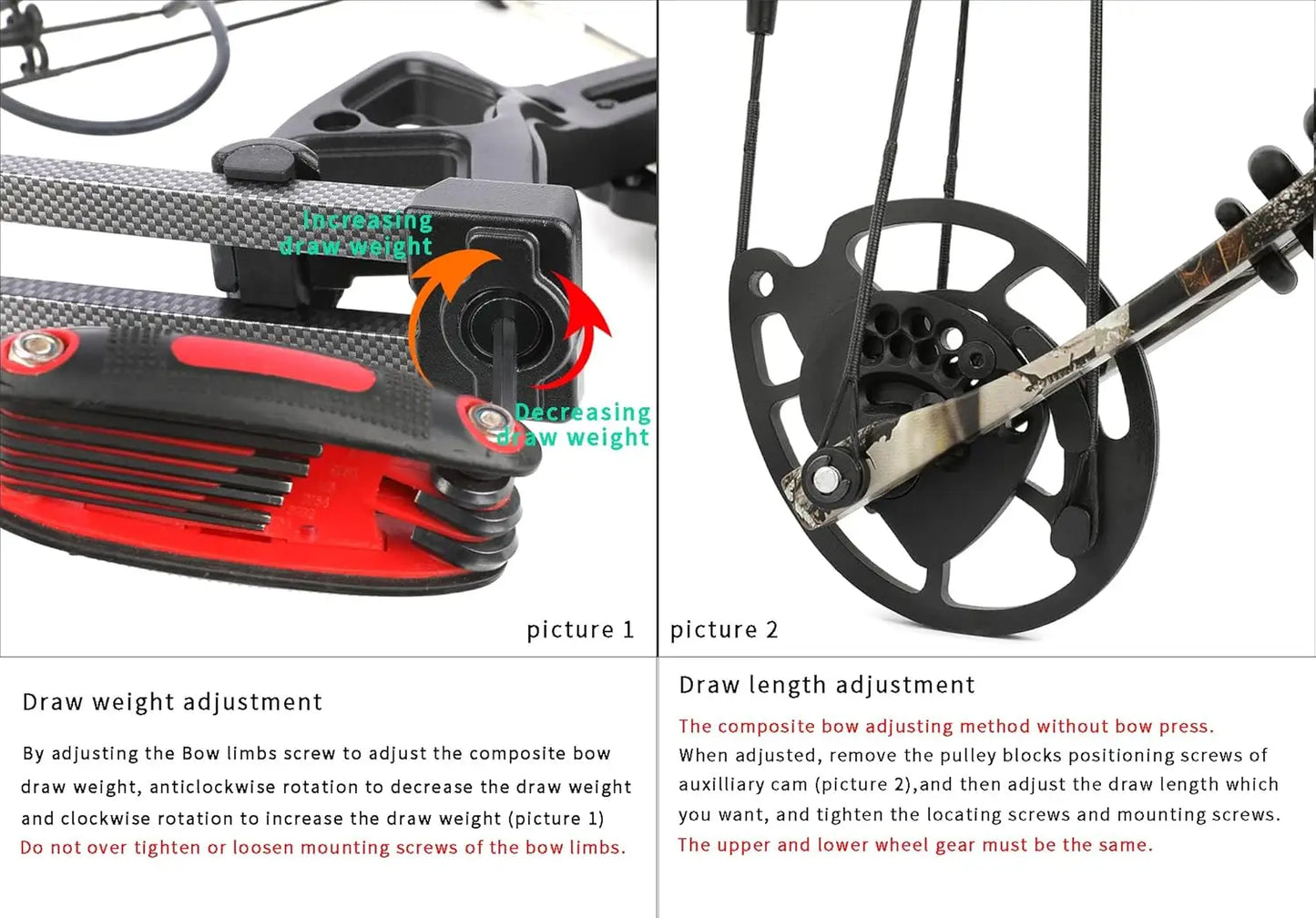 Adjustable Compound Bow Kit for Hunting and Target Shooting