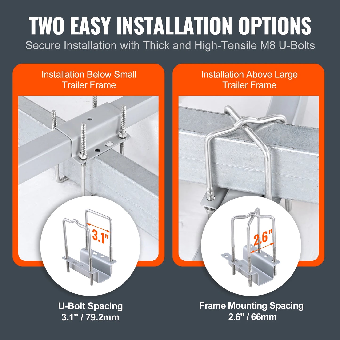 Adjustable Boat Trailer Guide Poles for Easy Loading Safety