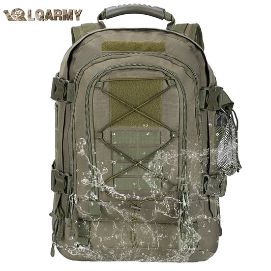 Durable Water-Resistant Tactical Backpack for Hiking and Camping