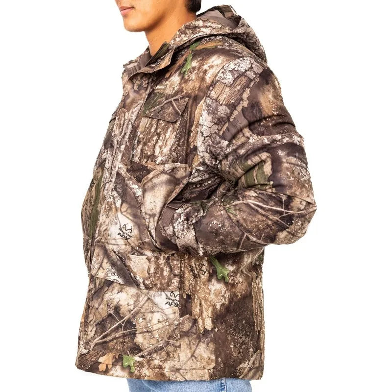 Realtree Camo Insulated Hunting Parka for Cold Weather