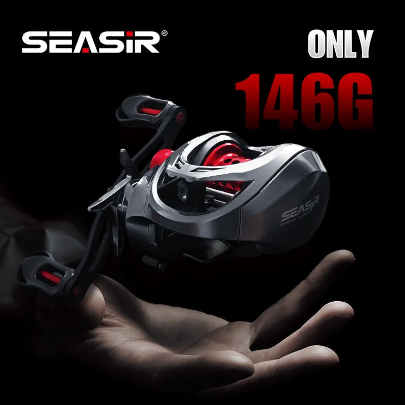 Seasir Ultralight Carbon Baitcasting Reel Ceramic Bearings