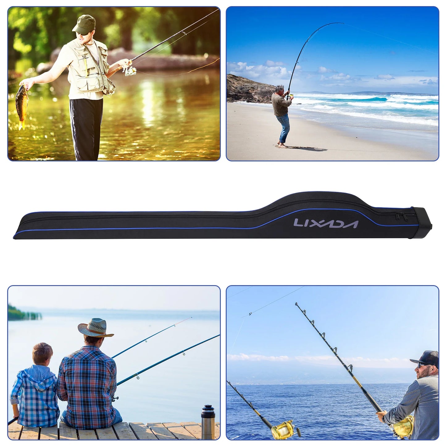 Waterproof Fishing Rod Bag for Easy Tackle Storage