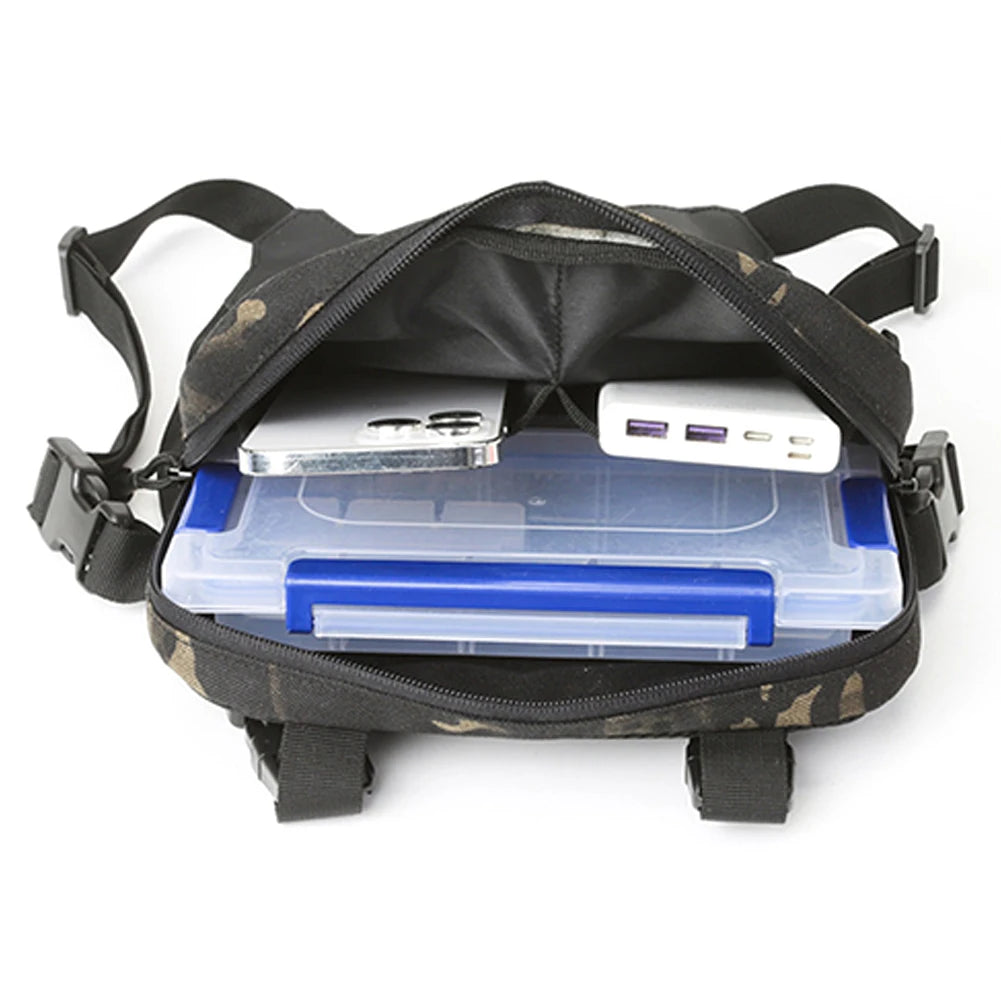 Fishing Tackle Bag Waist Pack With Lure Box And Storage