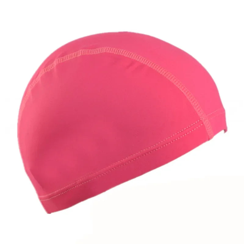 Ultra Thin Nylon Swimming Cap Free Size For Men Women