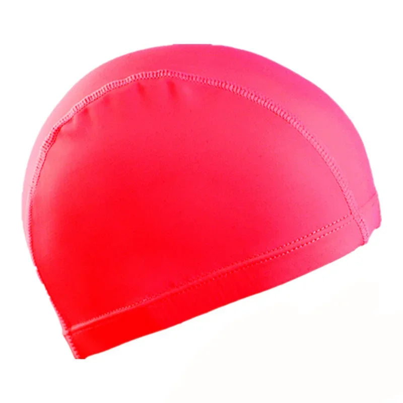 Ultra Thin Nylon Swimming Cap Free Size For Men Women
