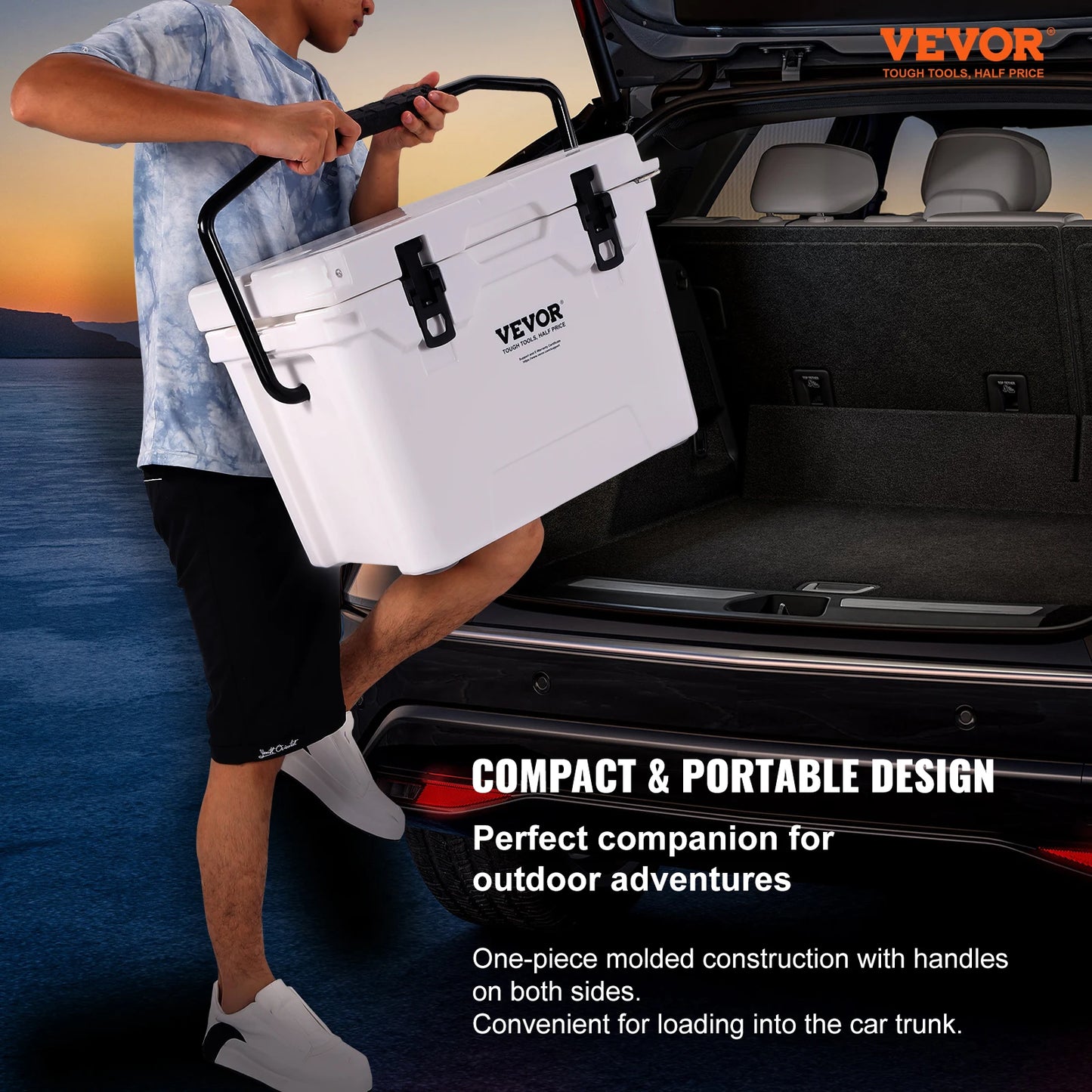 Large Capacity Insulated Cooler for Outdoor Adventures
