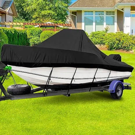 Heavy-Duty Oxford Cloth Boat Cover for Center Console Protection
