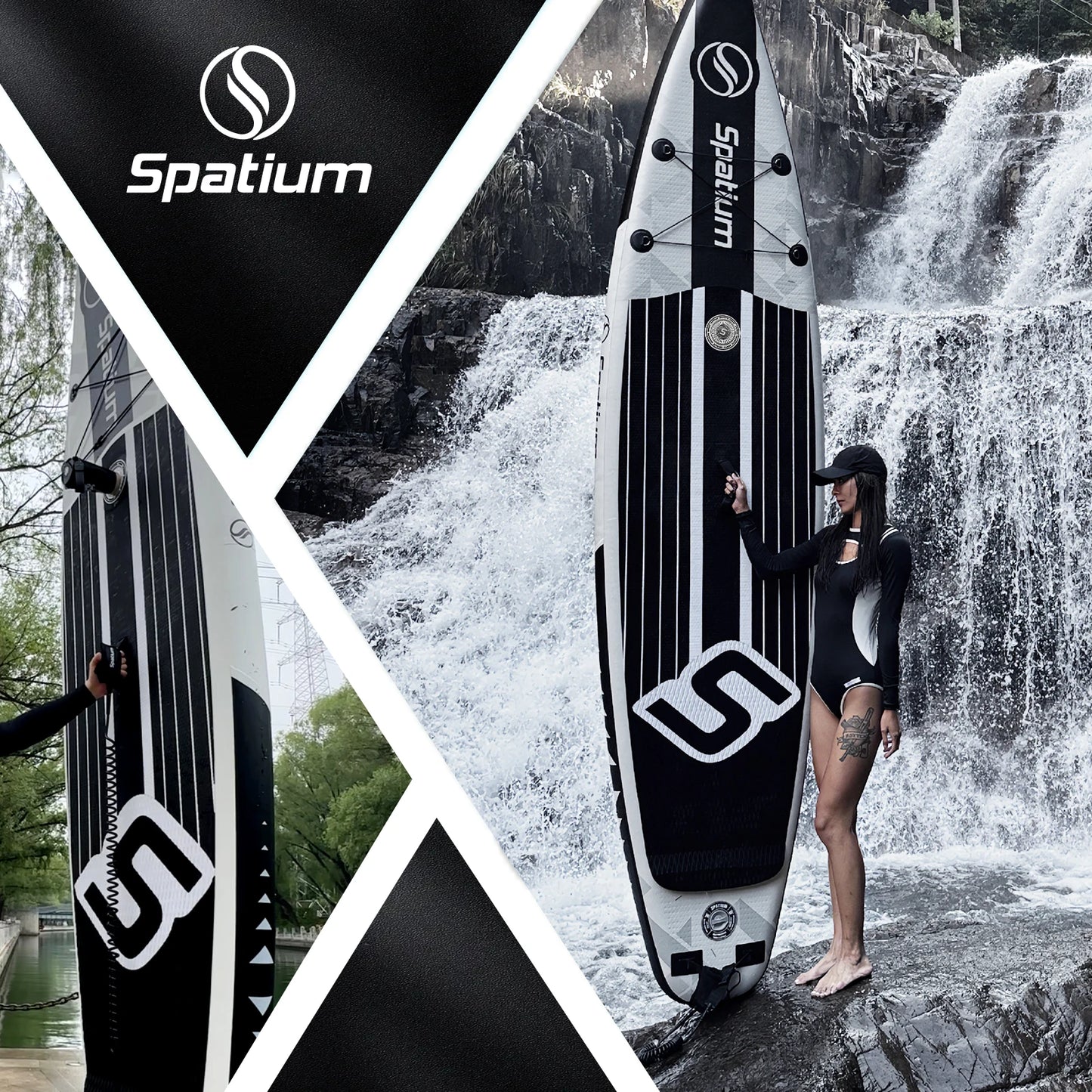 Inflatable Stand Up Paddle Board Set With Pump And Backpack