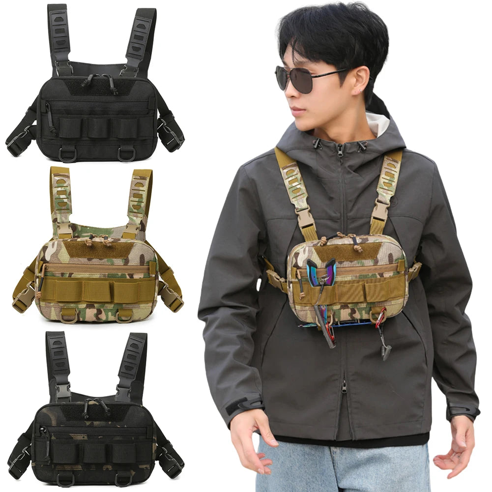Fishing Tackle Bag Waist Pack With Lure Box And Storage