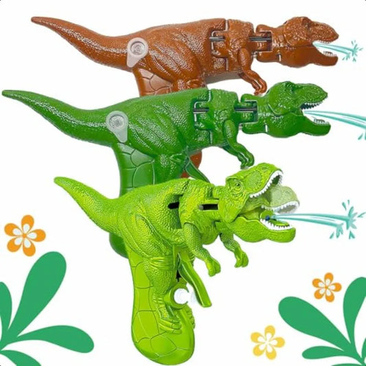 3 Pack Dinosaur Water Guns for Kids Ages 4 and Up