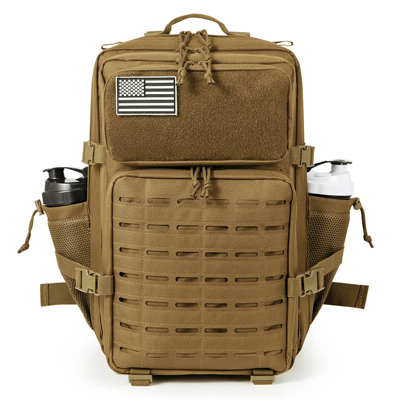 45L Tactical Backpack With Double Cup Holder For Hunting
