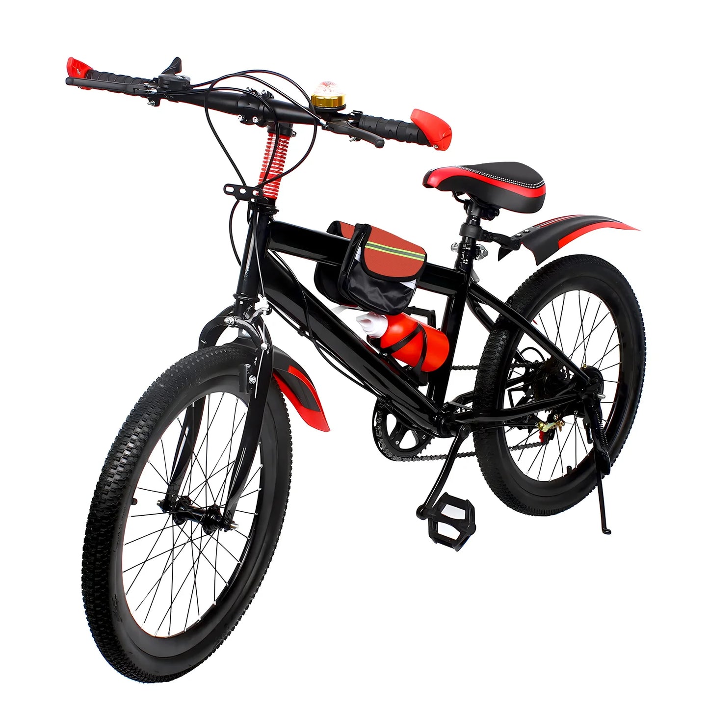 Kids Mountain Bike 20In With Adjustable Height Disc Brake