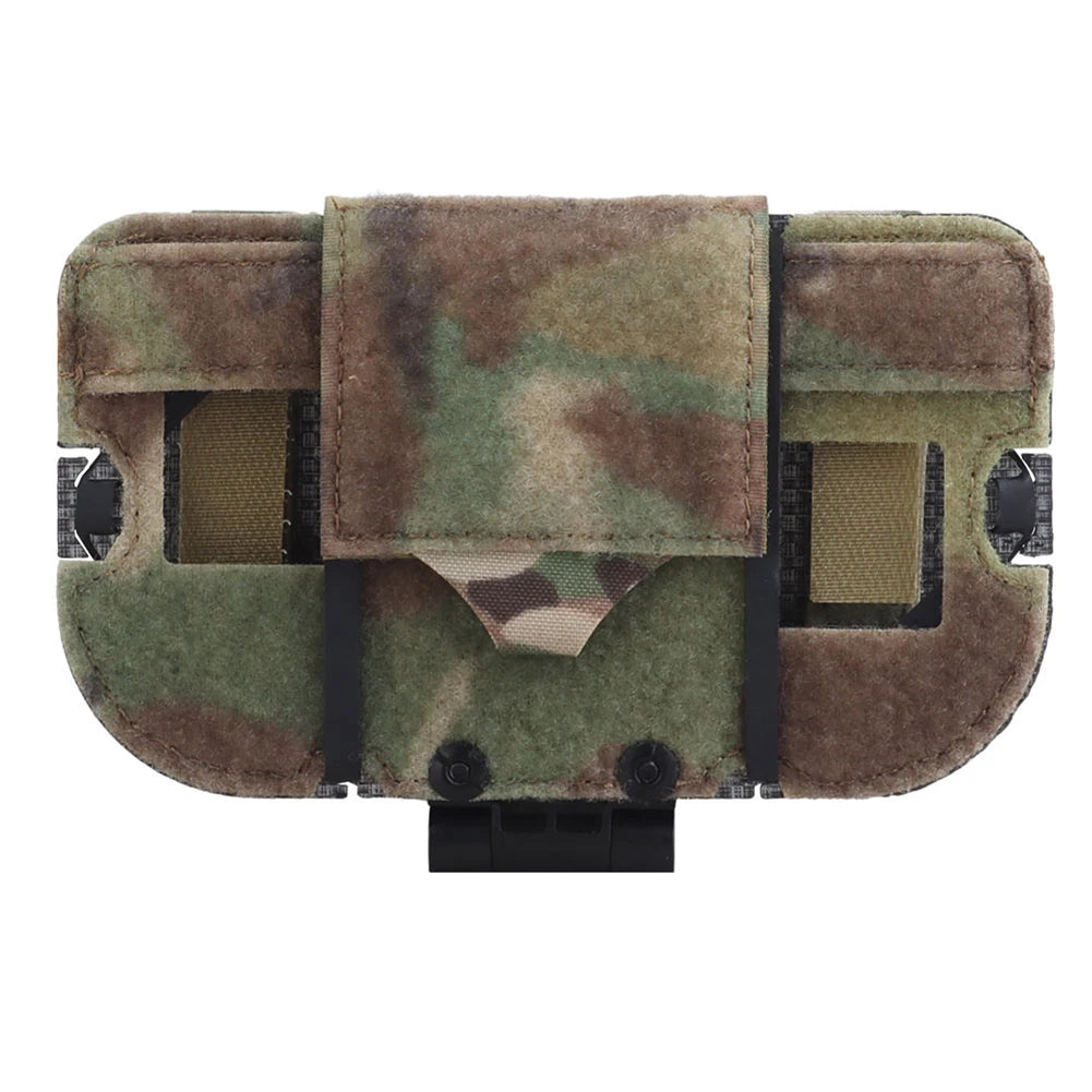 Tactical Vest Phone Holder With Quick Release MOLLE Pouch