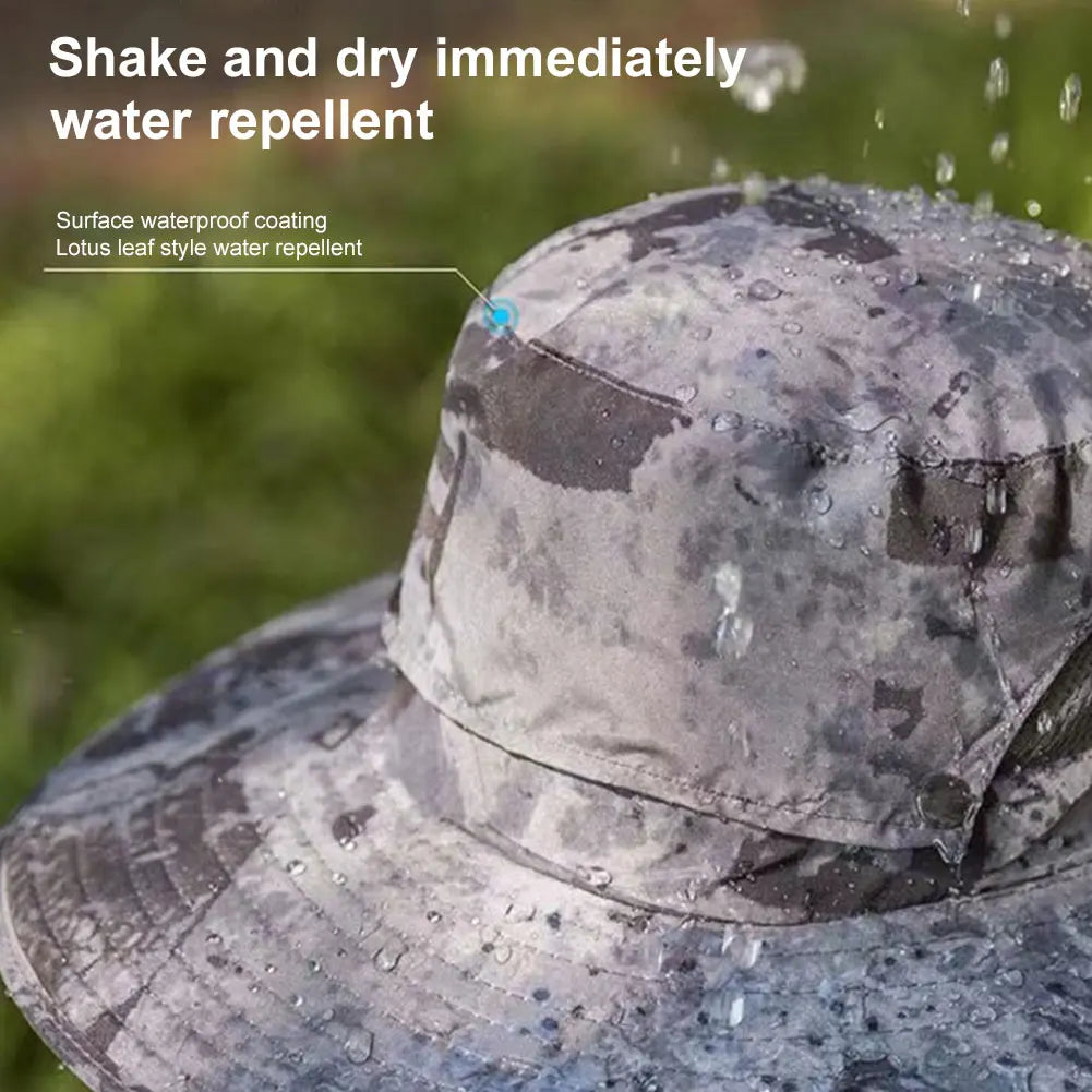 Solar Powered Fan Hat With UV Protection And Breathable Brim