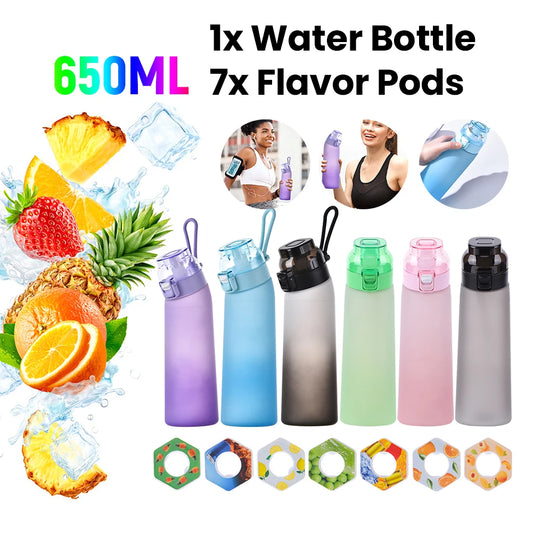 650ML Fruit Flavor Water Bottle With 7 Pods