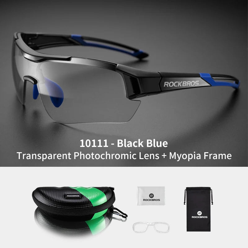 Rockbros Photochromic Cycling Glasses UV400 Protection