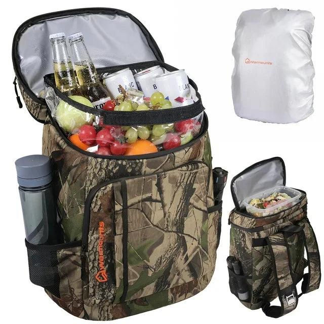 Insulated Backpack Cooler Keeps 36 Cans Cold for 24 Hours