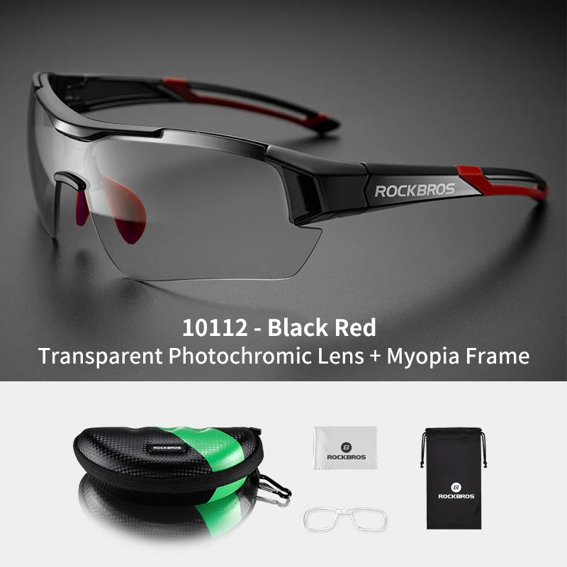 Rockbros Photochromic Cycling Glasses UV400 Protection