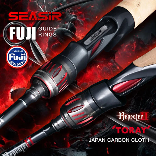 Seasir Carbon Fishing Rod with High Sensitivity and Super Drag