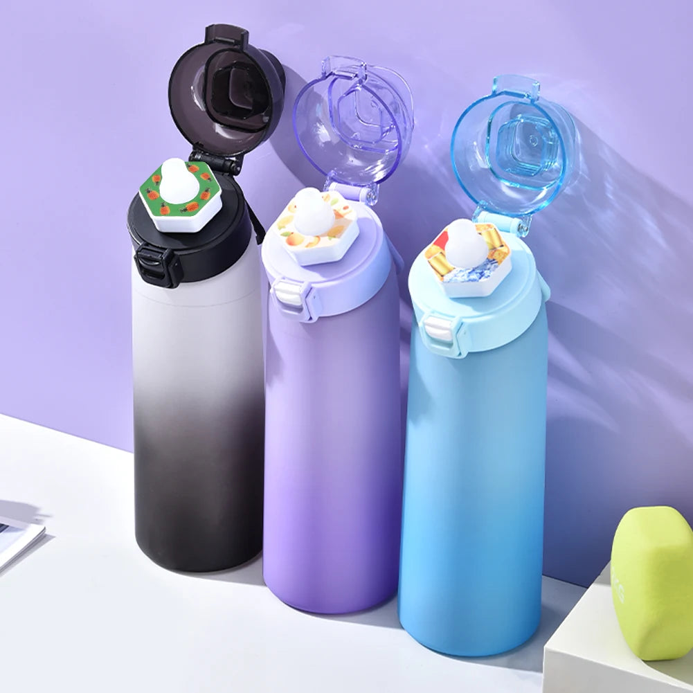 650ML Fruit Flavor Water Bottle With 7 Pods